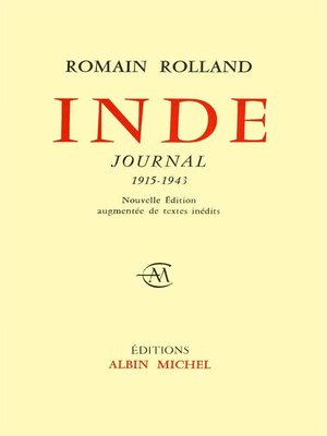 cover image of Inde--Journal, 1915-1943